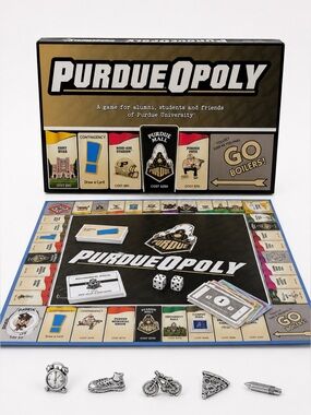 Purdueopoly Board Game – Purdue University Monopoly Edition Complete | Licensed
